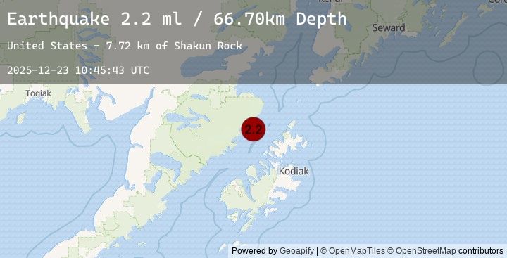 Map of 64 km NW of Aleneva, Alaska