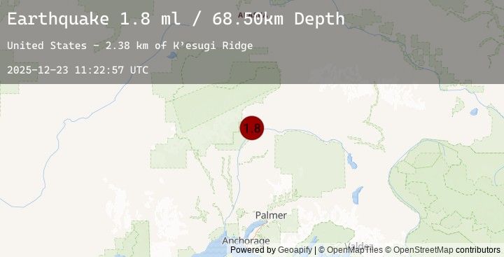 Map of 50 km NNE of Chase, Alaska
