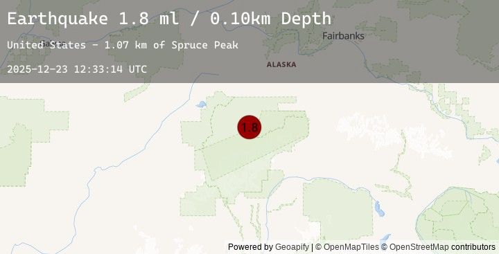 Map of 51 km E of Denali National Park, Alaska