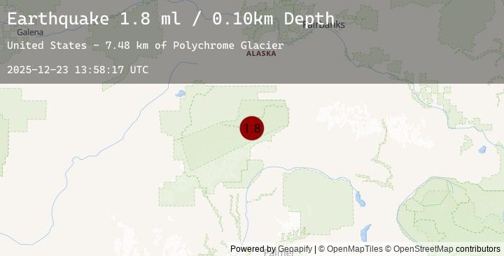 Map of 50 km W of Cantwell, Alaska