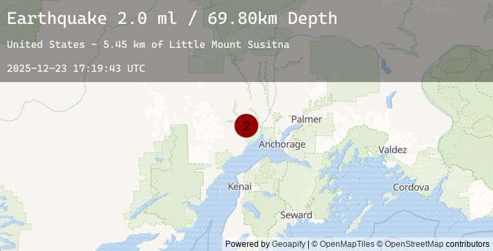 Map of 28 km W of Susitna, Alaska