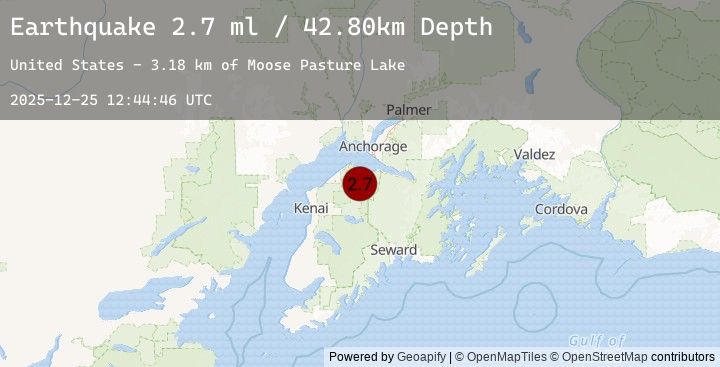Map of 30 km ESE of Point Possession, Alaska