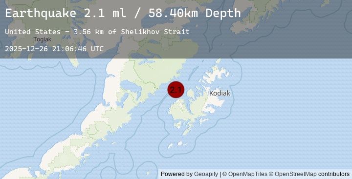 Map of 34 km N of Karluk, Alaska