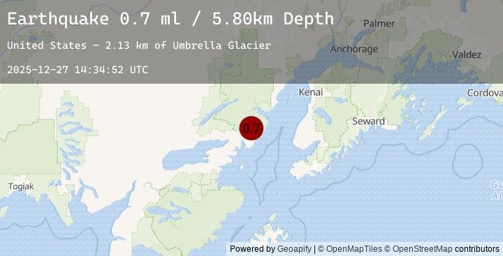 Map of 56 km ESE of Pedro Bay, Alaska