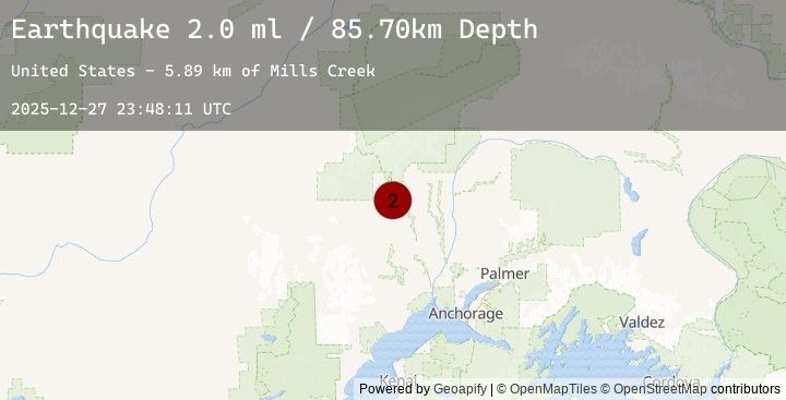 Map of 33 km N of Skwentna, Alaska