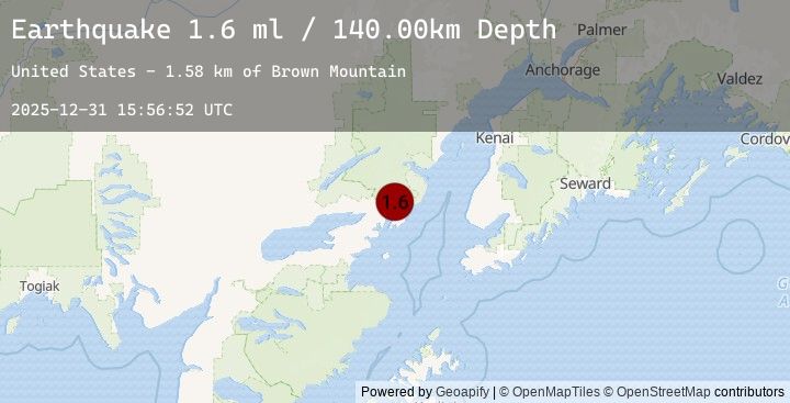 Map of 49 km ENE of Pedro Bay, Alaska