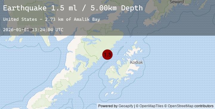 Map of 58 km N of Karluk, Alaska