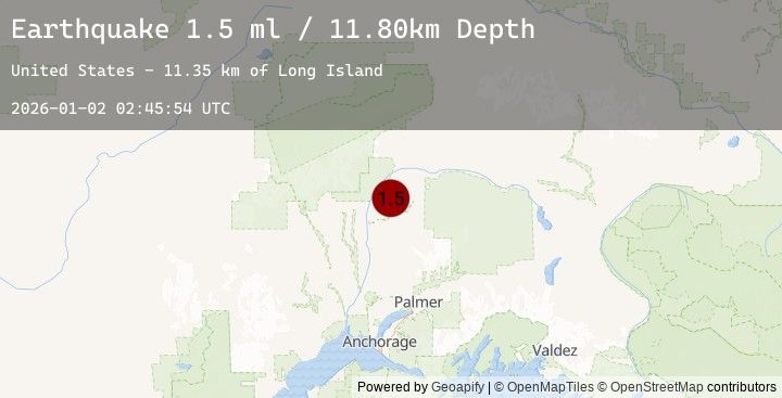 Map of 26 km ENE of Chase, Alaska