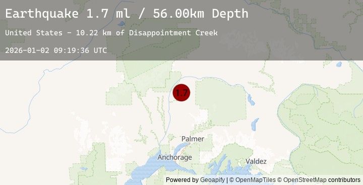 Map of 27 km ENE of Chase, Alaska