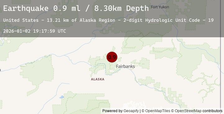 Map of 32 km E of Minto, Alaska