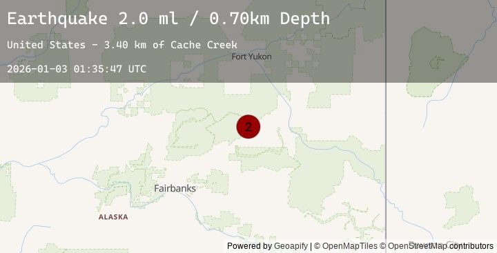 Map of 27 km WNW of Central, Alaska