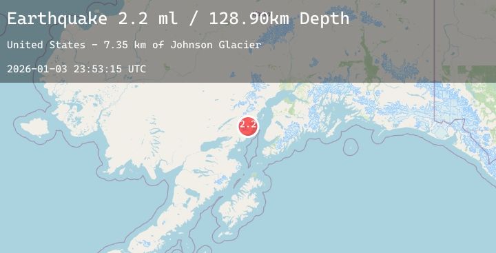 Map of 67 km WNW of Happy Valley, Alaska