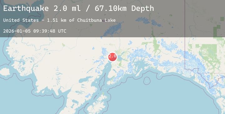 Map of 5 km W of Beluga, Alaska