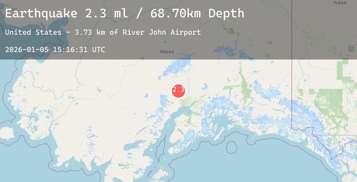 Map of 19 km ESE of Skwentna, Alaska