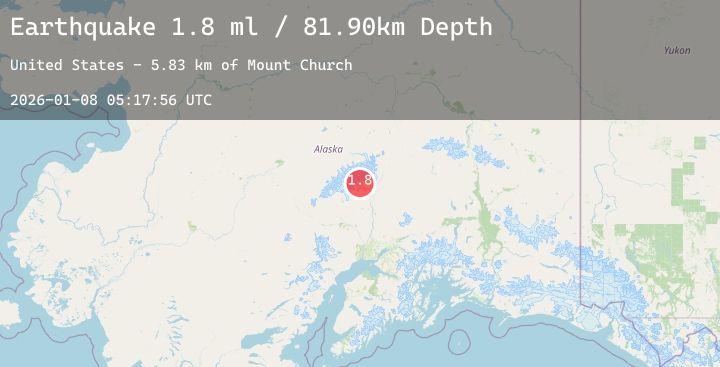 Map of 37 km N of Petersville, Alaska
