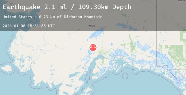 Map of 27 km SW of Skwentna, Alaska
