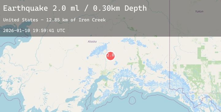 Map of 35 km ENE of Chase, Alaska