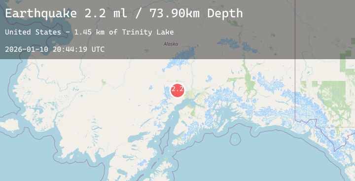 Map of 44 km S of Skwentna, Alaska