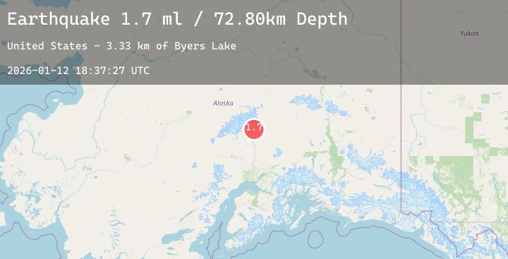 Map of 34 km N of Chase, Alaska