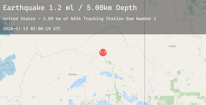 Map of 10 km E of Fox, Alaska