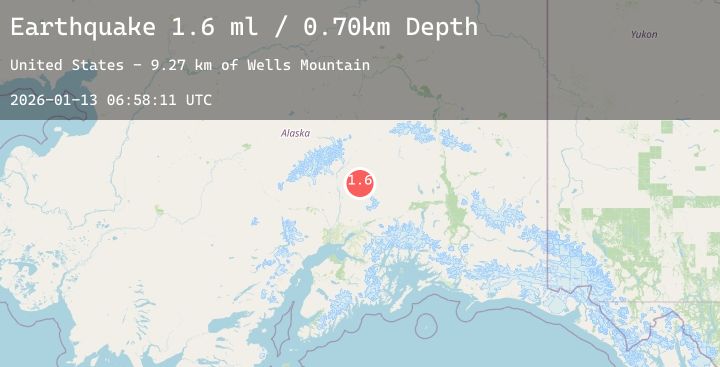 Map of 45 km E of Chase, Alaska