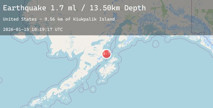 Map of 80 km NNW of Aleneva, Alaska