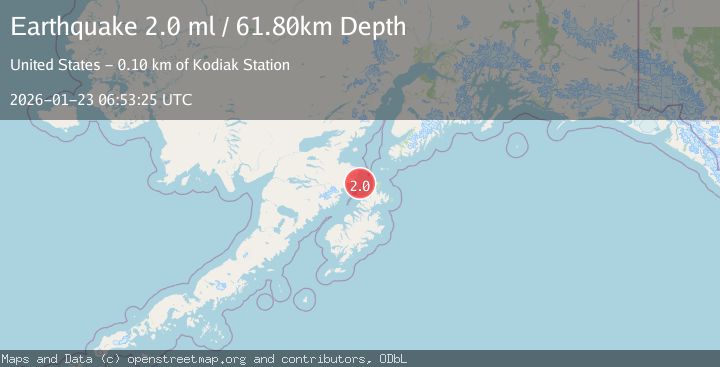 Map of 61 km NNW of Aleneva, Alaska