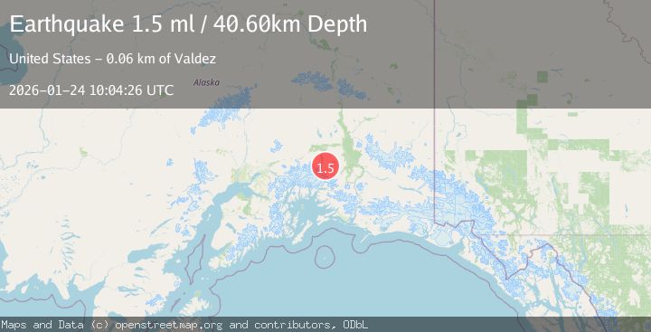 Map of 32 km S of Eureka Roadhouse, Alaska