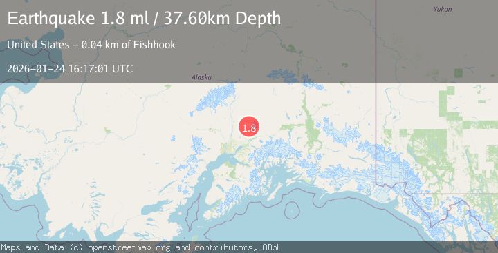 Map of 36 km NNW of Sutton-Alpine, Alaska