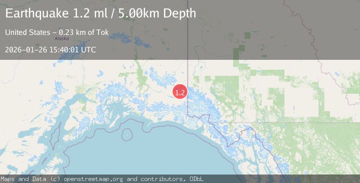 Map of 68 km E of McCarthy, Alaska