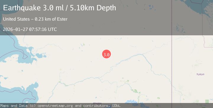 Map of 51 km SE of Bettles, Alaska