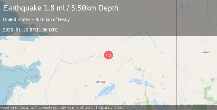 Map of 27 km NNW of Manley Hot Springs, Alaska