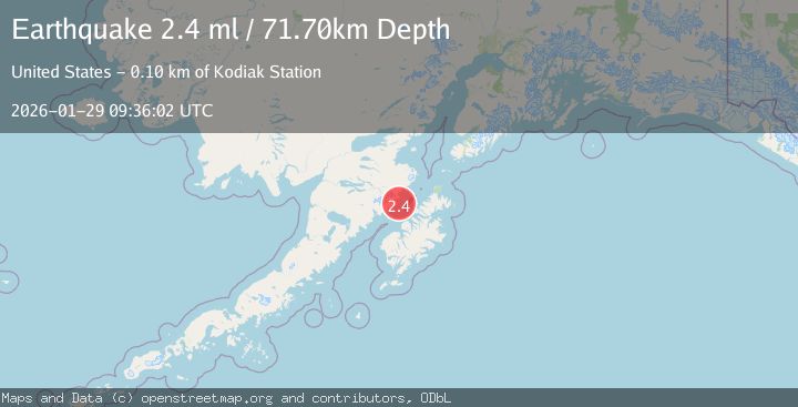 Map of 67 km WNW of Aleneva, Alaska