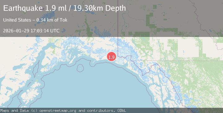Map of 138 km SSE of McCarthy, Alaska