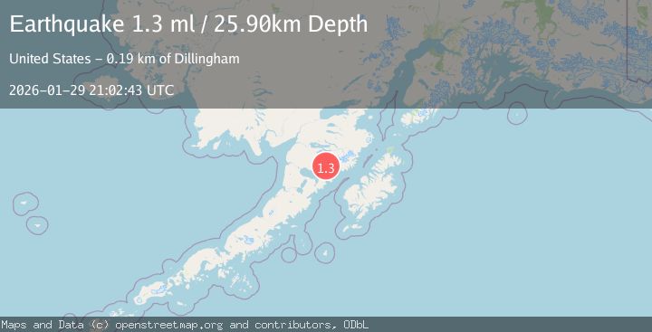 Map of 82 km NW of Karluk, Alaska