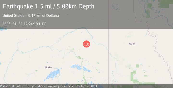 Map of 26 km SSW of Central, Alaska