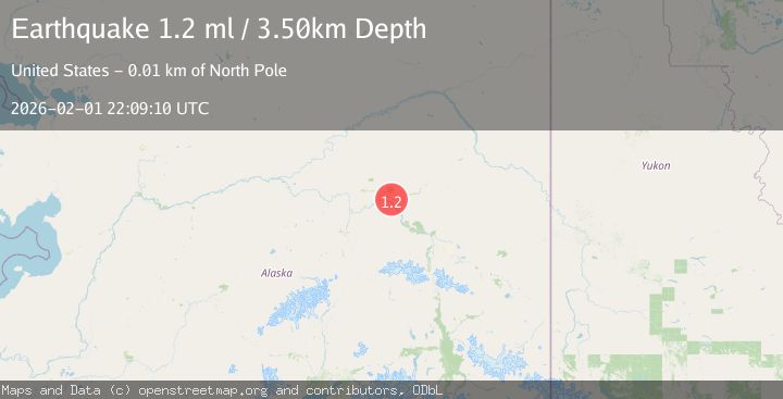 Map of 5 km E of Badger, Alaska