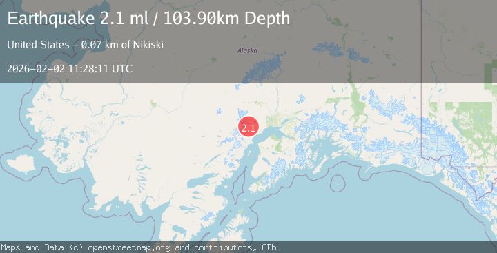 Map of 49 km WNW of Beluga, Alaska