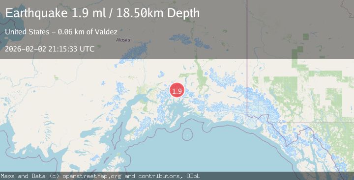 Map of 47 km SSE of Glacier View, Alaska