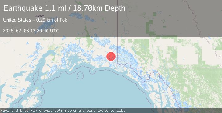 Map of 88 km SE of McCarthy, Alaska
