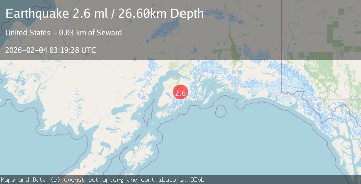 Map of 20 km S of Cooper Landing, Alaska
