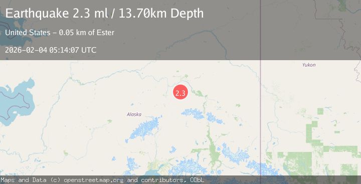 Map of 50 km S of South Van Horn, Alaska