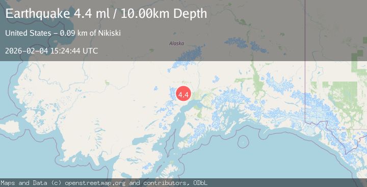 Map of 46 km NW of Beluga, Alaska
