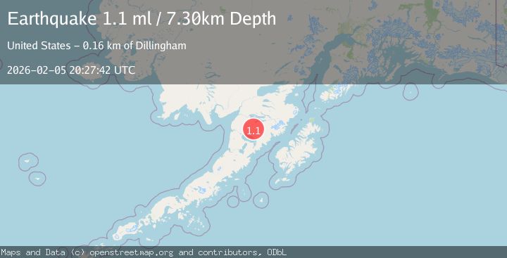 Map of 59 km SSE of King Salmon, Alaska