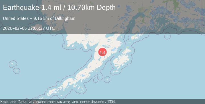 Map of 61 km E of Egegik, Alaska