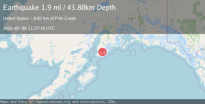 Map of 24 km SE of Kasilof, Alaska