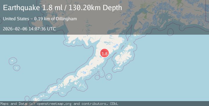 Map of 73 km ENE of Ugashik, Alaska