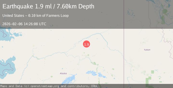 Map of 46 km NE of Livengood, Alaska