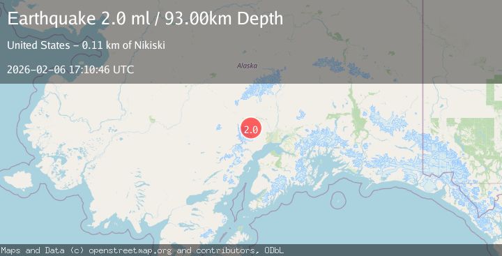 Map of 39 km SSW of Skwentna, Alaska