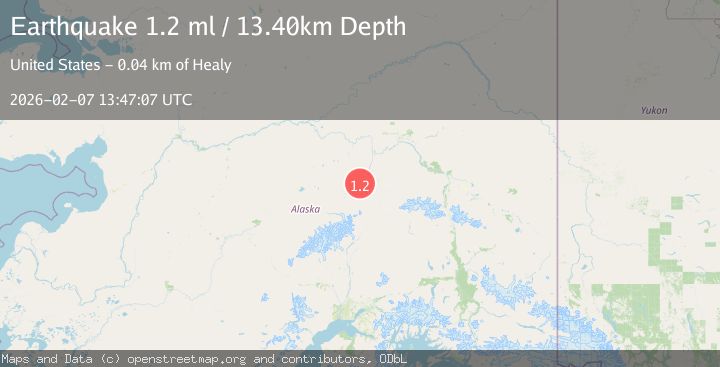 Map of 27 km W of Ferry, Alaska